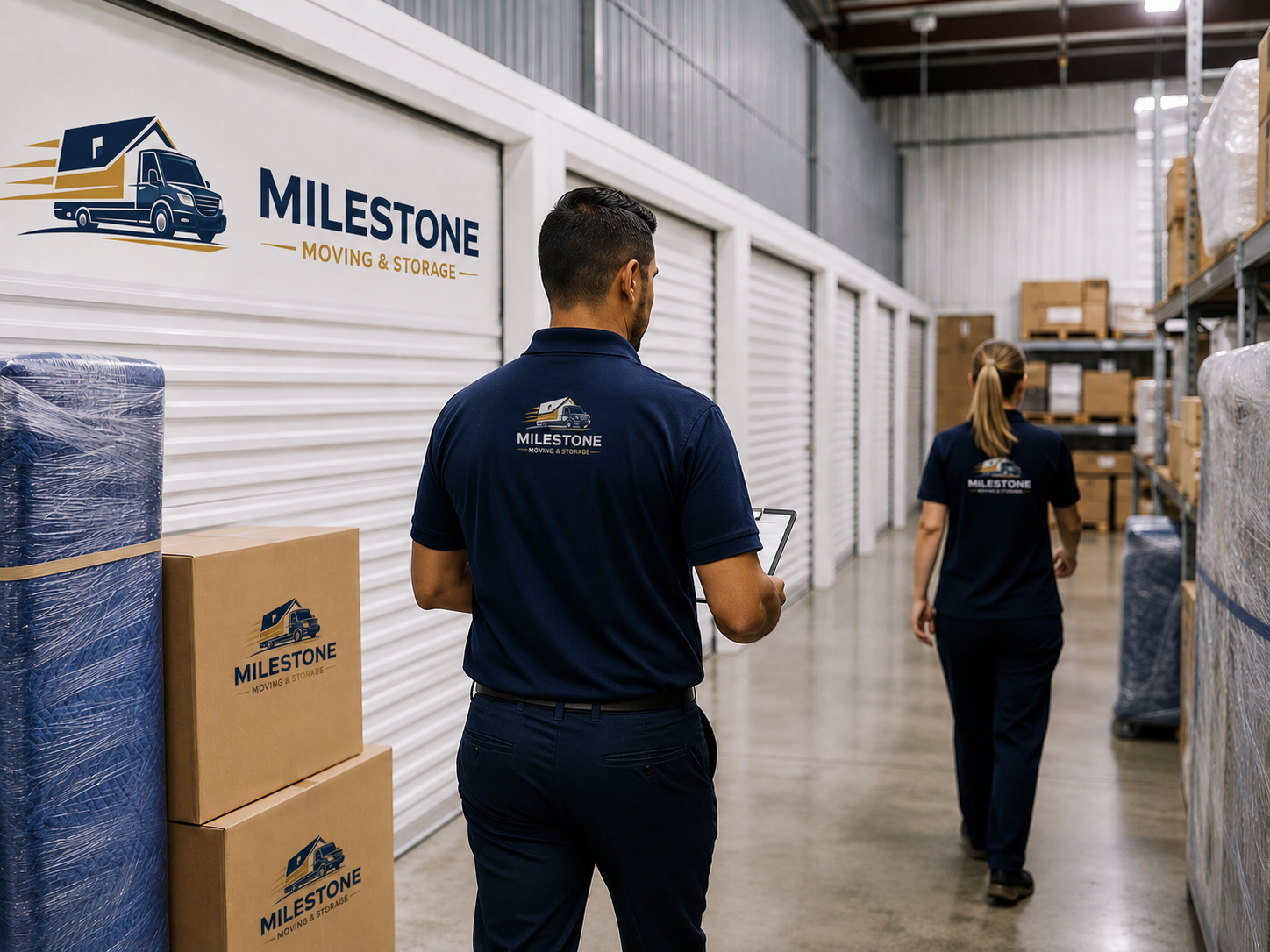 Mile Stone Moving & Storage secure storage facility